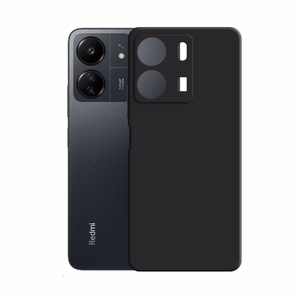 3mk Silicone Case Xiaomi Redmi 13C / POCO C65:lle - musta