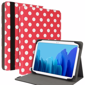 Wonder Canvas tablettikotelo 13 tuumaa punainen pilkukuvio