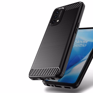 Carbon Case Joustava suojus OnePlus Nord N200 5G musta