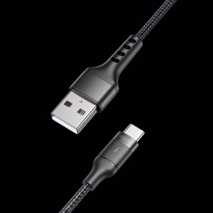 Kaapeli USB A - Type C VEGER PD 5A 100W AC03 1,2 m musta