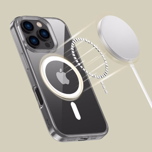 Tech-Protect FlexAir Hybrid MagSafe Suojakuori iPhone 16 Pro:lle - läpinäkyvä