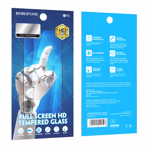 10 Borofone BF6 Diamond Armor Full Screen HD -suojalasin pakkaus iPhone 17e / 16e / 14 / 13 / 13 Pro -puhelimelle