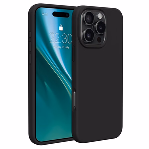 Etteri Silikoninen Suojakuori iPhone 16 Pro Max 6,9:lle musta