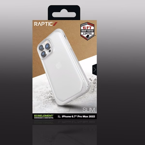 Raptic X-Doria Slim Case iPhone 14 Pro Max takakuori läpinäkyvästi