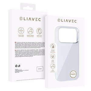 Liavec Silky -suojakuori metallisella kamerakehyksellä mallille iPhone 18 Pro Max/17 Pro Max, harmaa