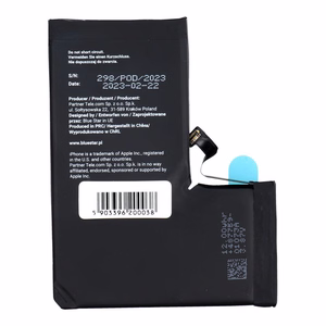 Akku iPhone 13 PRO:lle 3095 mAh Blue Star HQ