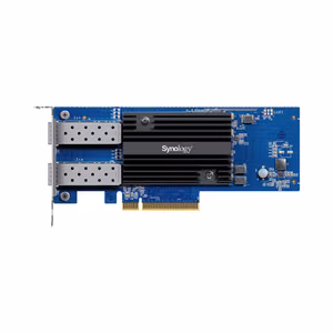 Synology kaksiporttinen 10GbE SFP+ -lisäkortti Synology-järjestelmille, E10G30-F2, 10 GT/s, PCIe 3.0 x8