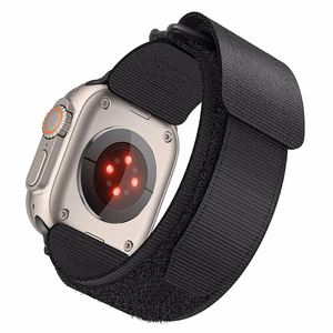 Strap to Apple Watch Forcell F-Design FA05 nylon hook-and-loop 42 / 44 / 45 / 49 mm black