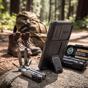 Tech-Protect Kevlar Cam+ -suojakuorisetti, 2 kpl, Samsung Galaxy A27 -mallille, musta