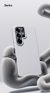 Benks Magneettinen Vita Pro Silikoninen Suojakuori (A050) Samsung Galaxy S26 Ultralle harmaa