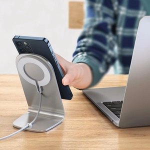 Magnetic Wireless Charger with Stand CHOETECH, 15W, MagSafe