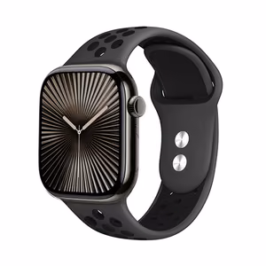 Crong Duo Sport strap for Apple Watch 44 / 45 / 46 / 49 mm, grey and black