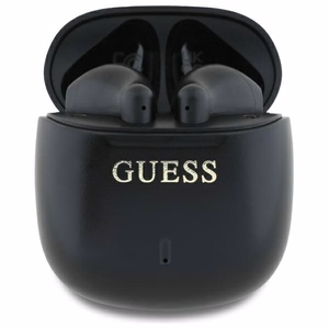 Guess Printed Classic Logo Bluetooth -langattomat kuulokkeet - musta