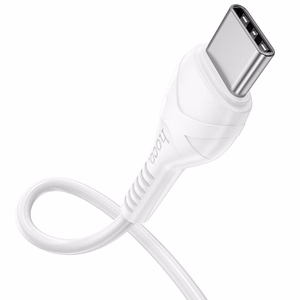 Hoco USB-C - USB-C -kaapeli PD 60W 1 m X37 valkoinen
