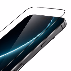 Benks Karkaistu lasi Glass Warrior HD iPhone 17 Pro Max:lle musta