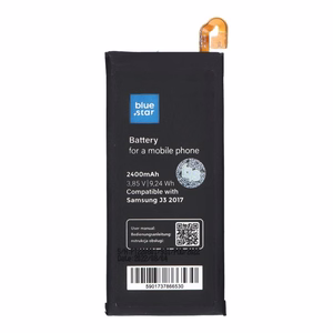 Akku Samsung J3 2017:lle 2400 mAh Blue Star Premium