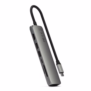 Adapter HUB 7in1 USB C Satechi Slim ST-P7SM space gray
