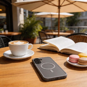 Tech-Protect Magmat MagSafe -suojakuori Samsung Galaxy A57 5G:lle - matta harmaa