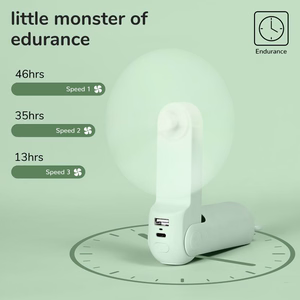 JisuLife Handheld Fan 8 Plus käsituuletin, vihreä