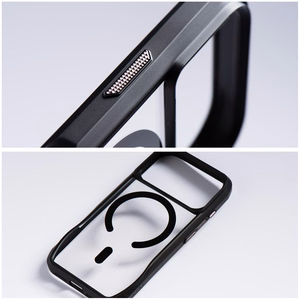 ROAR SLIM DEFENDER Suojakuori IPHONE 16 Pro:lle MagSafe-yhteensopiva musta