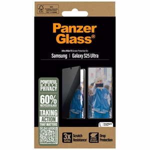 PanzerGlass Ultra-Wide Fit privacy-lasi Samsung Galaxy S25 Ultra