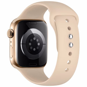 Tech-Protect silikoniranneke Apple Watch 44 / 45 / 46 / 49 mm -malleille, beige
