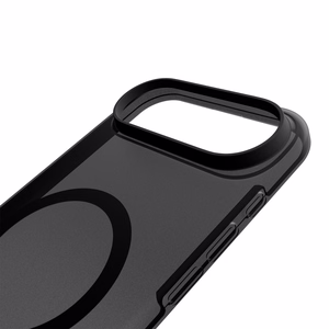 Puro Daylight MagSafe-yhteensopiva silikoninen suojakuori iPhone 17 Air:lle - läpikuultava musta