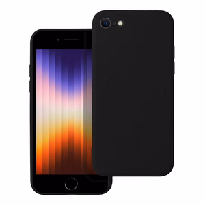 Silikoninen Mag Cover iPhone 7 / 8 / SE 2020 / SE 2022:lle yhteensopiva MagSafen kanssa musta