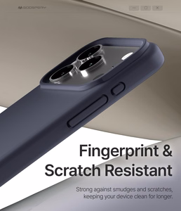 Mercury Pure Magsafe Silicon Case suojakuori Apple iPhone 17 Pro Max:lle tummansininen