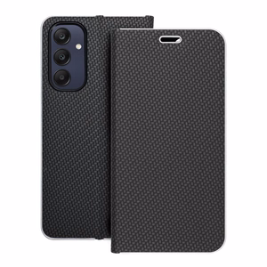 Läppäsuojakuori Samsung A25 5G:lle Luna Book Carbon musta