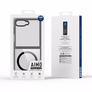 MagSafe-yhteensopiva DUX DUCIS AIMO MAG -suojakuori SAMSUNG Z Flip 8, musta
