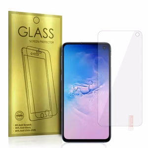 Karkaistu lasi kultainen Samsung Galaxy S10e:lle