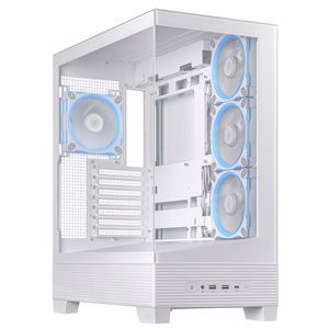 ASUS A31 Plus TG ARGB Valkoinen Midi Tower -kotelo
