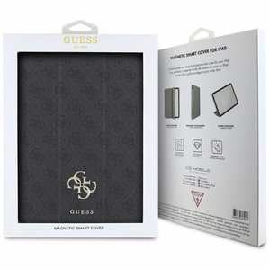 Guess GUFC13PM24PS4SGK iPad Pro 13" 2024 Musta/Musta Magneettinen 4G Big Logo