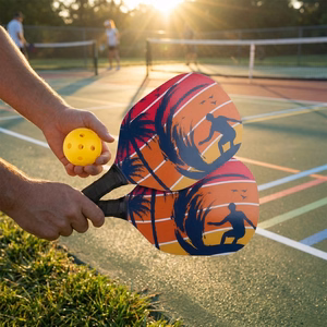 Eddy Toys 3-osainen pickleball-setti mailoilla ja pallolla