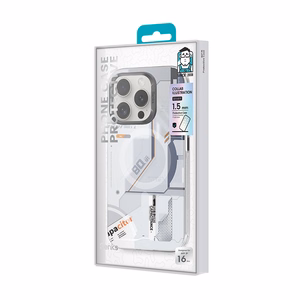 Benks Magnetic Mecha Series Case for Iphone 16 Plus white