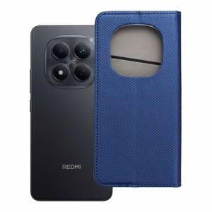 Smart Case Book Xiaomi Redmi Note 15 Pro 5G - Tummansininen
