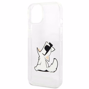 Karl Lagerfeld KLHCP14MCFNRC iPhone 14 Plus 6.7 "kovakotelo selkeä / läpinäkyvä Choupette Fun