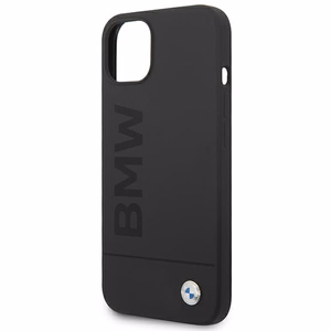 Kotelo BMW BMHMP14MSLBLBK iPhone 14 Plus 6.7 "musta / musta kovakotelo Silikoni allekirjoitus Logo Magsafe