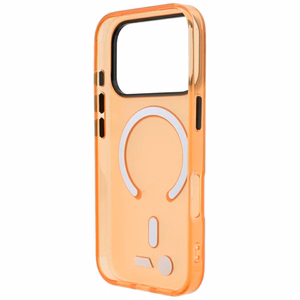 BMW M IML Frosted Metal Logo & Trims MagSafe suojakuori mallille iPhone 17 Pro / 18 Pro – oranssi