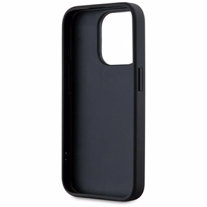 Karl Lagerfeld Saffiano Athleisure Stripes Cord Suojakuori iPhone 15 Pro:lle - punainen