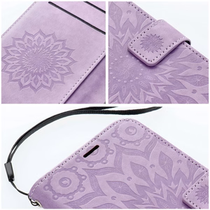 Mezzo Book suojakuori Xiaomi Redmi Note 15 Pro 5G mandala violetti