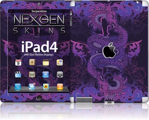 Nexgen 3D-effect decorative skin for iPad 2/3/4, Serpentine 3D