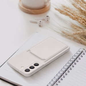 Suojakuori Samsung S24:lle Card Case valkoinen