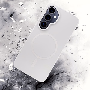Samsung Galaxy S26 – 3mk Smoke MagCase valkoinen puhelimen suojakuori