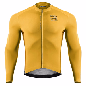 Rockbros 15120015025 ROAD TO SKY men's long sleeve cycling jersey L - yellow