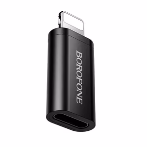 Borofone BV26A Adapter - Type-C to Lightning - black