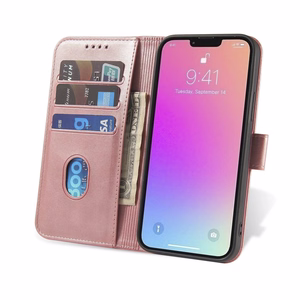 Magnet Suojakuori läpällä Samsung Galaxy S25+ - Vaaleanpunainen