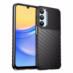 Thunder Suojakuori Samsung Galaxy A26:lle silikoninen panssarisuoja - musta