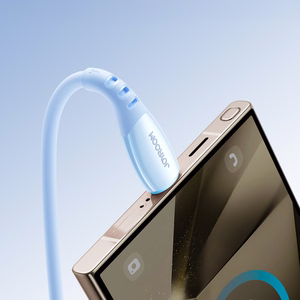Joyroom S-A59 Vibrant Series 3A USB-A - USB-C Kaapeli 1,2m - sininen